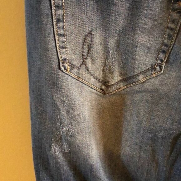 INC Embroidered Floral Jeans Size 2 - Picture 7 of 8